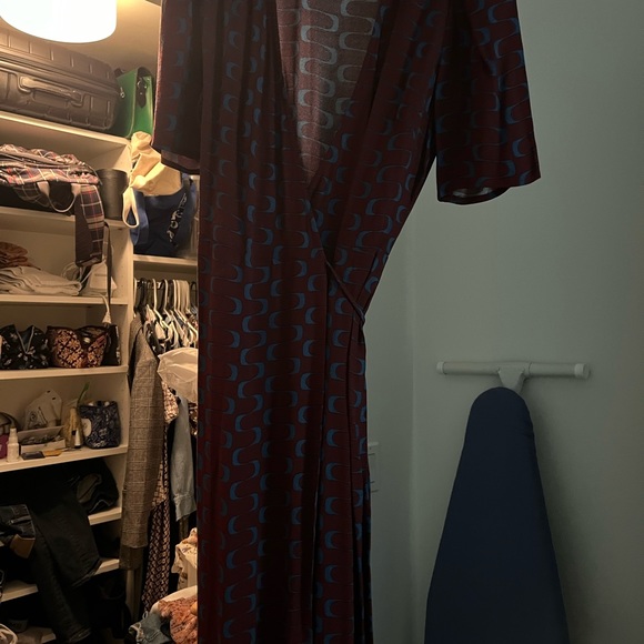 Reformation Mini Dress in Blue and Purple - Picture 2 of 4